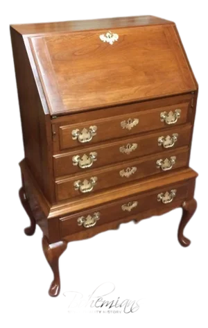 Vintage Secretary Desk, Cherry Desk by Maddox Furniture
