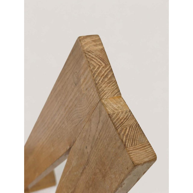 Beige Model S45 Chlacc Wood Chair by Pierre Chapo, 1979 For Sale - Image 8 of 18