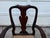 Henkel Harris Queen Anne style armchair Solid wood frame, splat back, American made Upholstery is old useable as is...