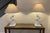 1980's Post Modern White Zig Zag Plaster Lamps by Ziggurat - A Pair For Sale - Image 9 of 12
