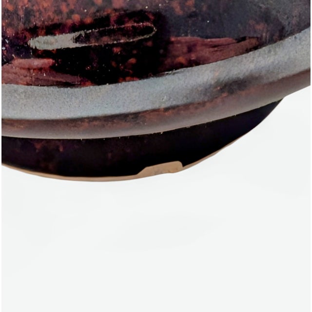 Antique Qing Dynasty Yao Bian Flambe Glazed Oxblood Red Vase For Sale - Image 11 of 11