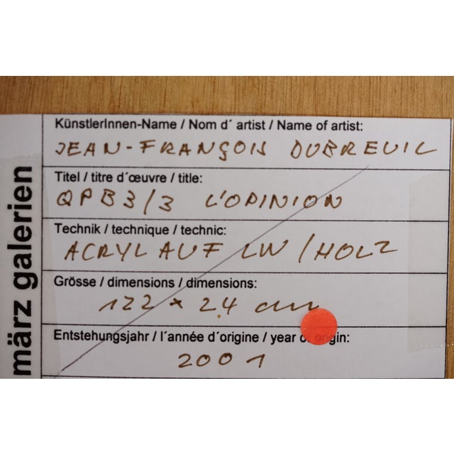 Jean Francois Dubreuil, Compositions, Acrylic Paintings, Set of 2 For Sale - Image 4 of 13