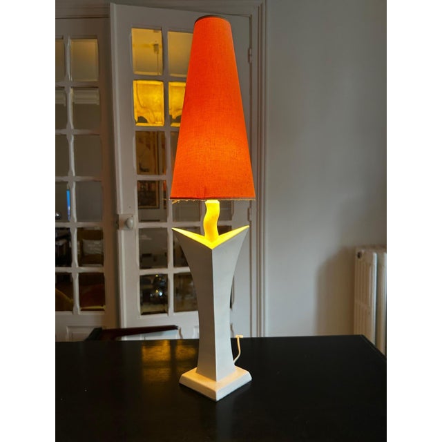 Ceramic Lamp by Pierre Casenove for Lunéville, 1980 For Sale - Image 10 of 14