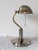 Mid 20th Century Vintage Art Deco Bankers Stainless Steel & Brass Desk Lamp For Sale - Image 5 of 12