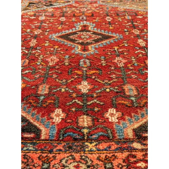 Blue Mid-Century Modern Wool Rug, 1960s For Sale - Image 8 of 11