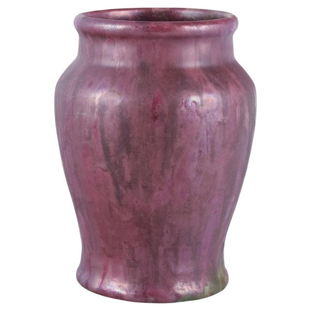 Ceramic Danish Matte and Shiny Glazed Ceramic Vase by Søren Kongstrand, 1920s For Sale - Image 7 of 7