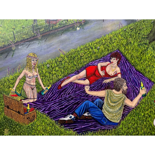 Edward Frederik Verhas, The Last Summer, 2012, Oil Painting on Canvas For Sale - Image 14 of 15
