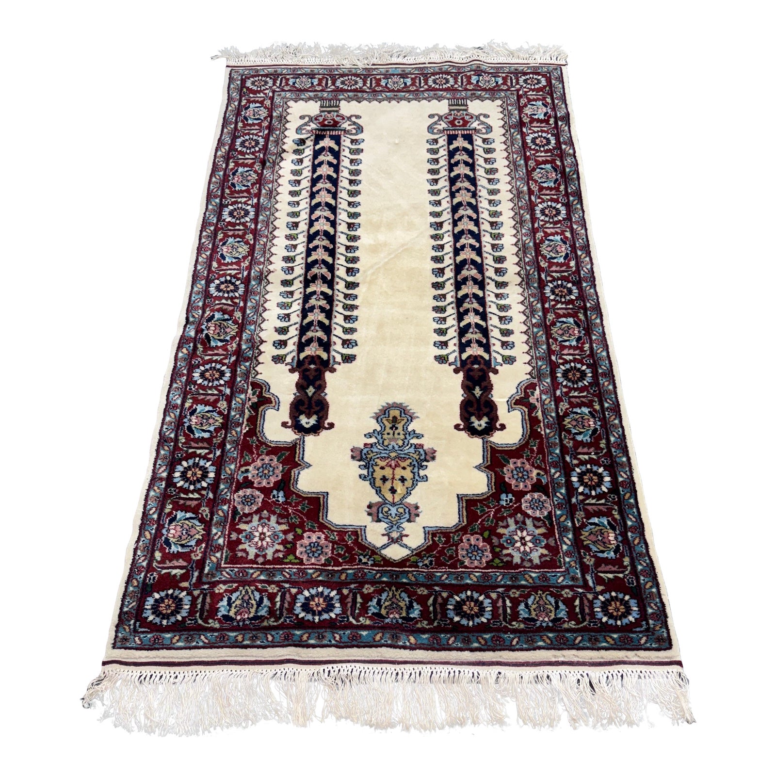3ft × 5ft 6in Islamic Prayer Rug | Chairish