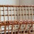 Tan 1950s Bamboo & Rattan Openweave Magazine Rack W/ Iron Base For Sale - Image 8 of 18