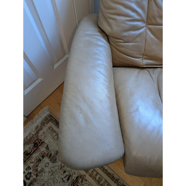 Beige Ekornes Stressless Buckingham Lowback Chair For Sale - Image 8 of 11