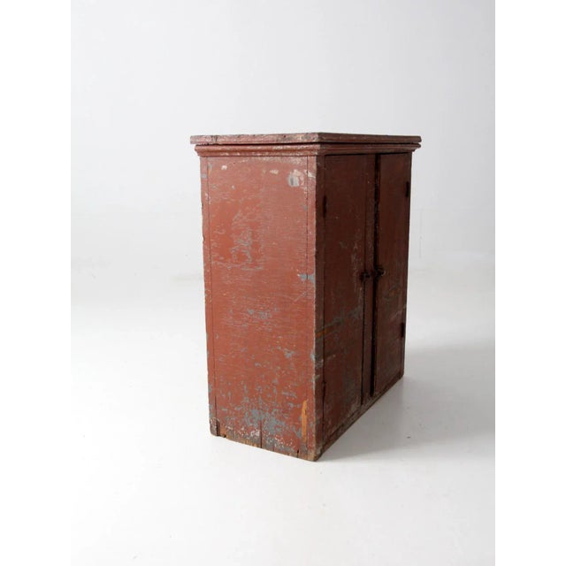 Antique Primitive Cupboard Tabletop Cabinet For Sale - Image 6 of 11