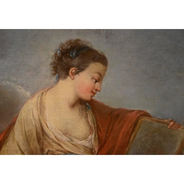 Pierre Charles Trémolières, Figure, 1730, Oil on Canvas For Sale - Image 13 of 14