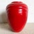 Haeger Postmodern Red Ceramic Vase by Haeger For Sale - Image 4 of 9
