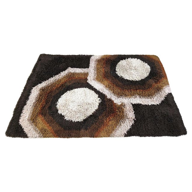 Beige Vintage Modernist Rug from Desso, 1970s For Sale - Image 8 of 8