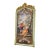 French Rococo Romantic Wall Art – Gilded Green Frame With Elegant Musical Couple Scene For Sale