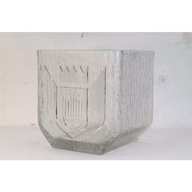 Italian Glass Ice Bucket, 1970s For Sale - Image 8 of 18