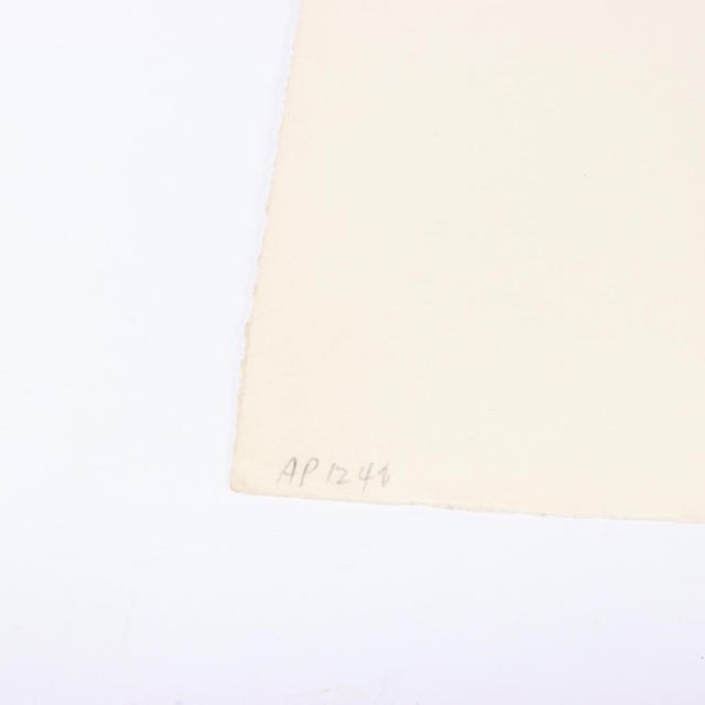 Sky Blue Camille Hilaire (French 1916-2004) Color Lithograph Signed "Trotters" For Sale - Image 8 of 8