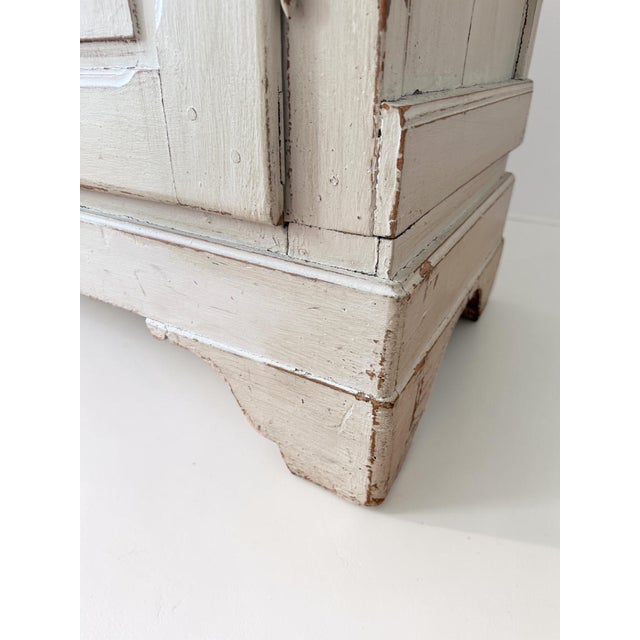 19th-Century French Provincial Painted Wire-Mesh Armoire For Sale - Image 9 of 18