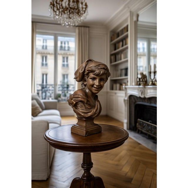 Terracotta Bust after Jean-Baptiste Carpeaux – Early 20th Century A superb terracotta bust after Jean-Baptiste Carpeaux,...