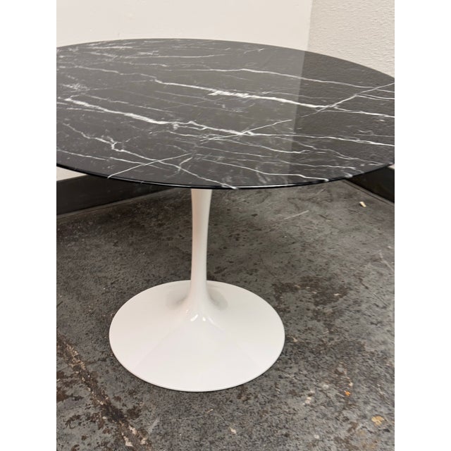 Metal Eero Saarinen for Knoll Saarinen Round Dining Table, Vintage For Sale - Image 7 of 12