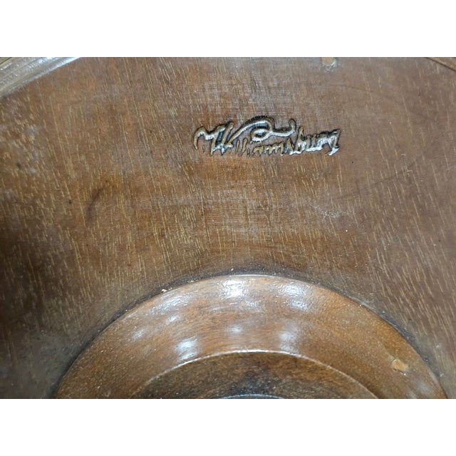 Late 20th Century Kittinger Colonial WIlliamsburg Cw 149 Mahogany & Copper Top Kettle Stand For Sale - Image 11 of 13