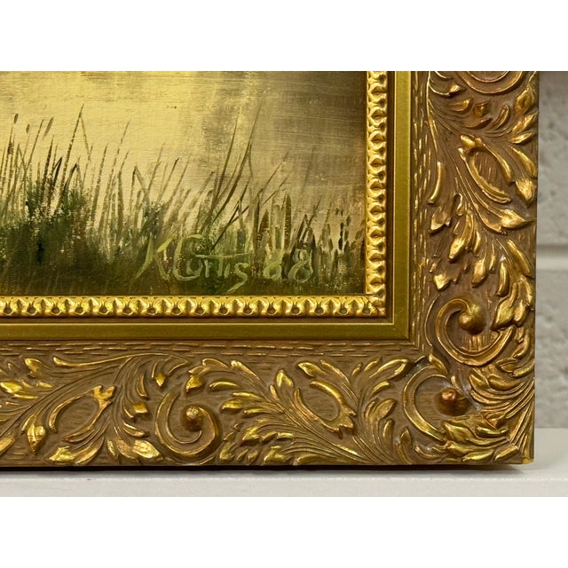 Moody Dawn Mist with Winter Trees in a Rural Village in the English Countryside 1988 For Sale - Image 9 of 10