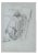 Figure in the Mirror, Drawing, Early 20th-Century For Sale