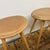 Space Copenhagen for Mater Soaped Oak Wood Counter Stools, Pair For Sale - Image 9 of 12