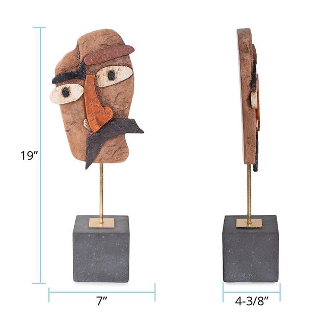 Kenneth Ludwig Chicago Archibald Sculpture For Sale - Image 4 of 5