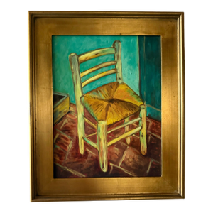 “Van Gogh’s Chair” Contemporary Painting by Jill Pavlas