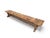 Farmhouse 42" Breadboard Trestle Bench For Sale - Image 3 of 10
