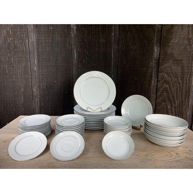 Crown Victoria Lovelace Fine China - Set of 75 Pieces For Sale - Image 4 of 10