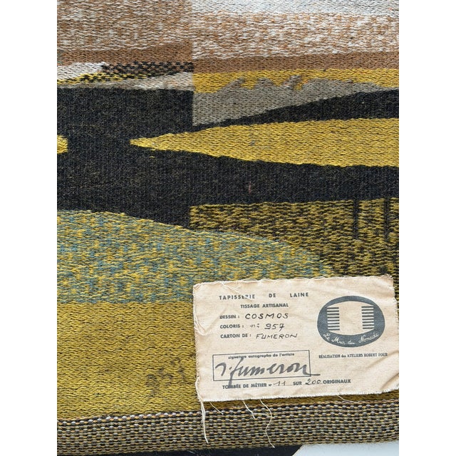 Wool Tapestry from René Fumeron For Sale - Image 9 of 9