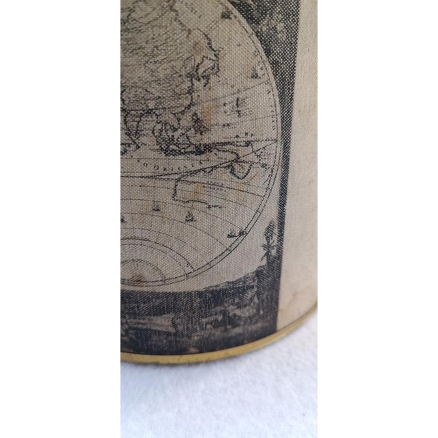 Vintage Ice Bucket with Geographical Map, 1970s For Sale - Image 11 of 14