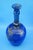 Cobalt Blue Scavo Glass Bottle Vase attributed to Mario Pinzon for Seguso, Italy, 1960s For Sale - Image 6 of 17