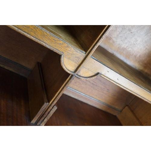 Large Antique Art Deco German Oak Chocolate Shop Cabinet, 1920s For Sale - Image 14 of 18