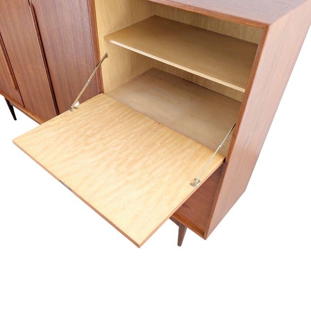 Mid-Century Teak Highboard by Heinrich Riestenpatt For Sale - Image 13 of 17