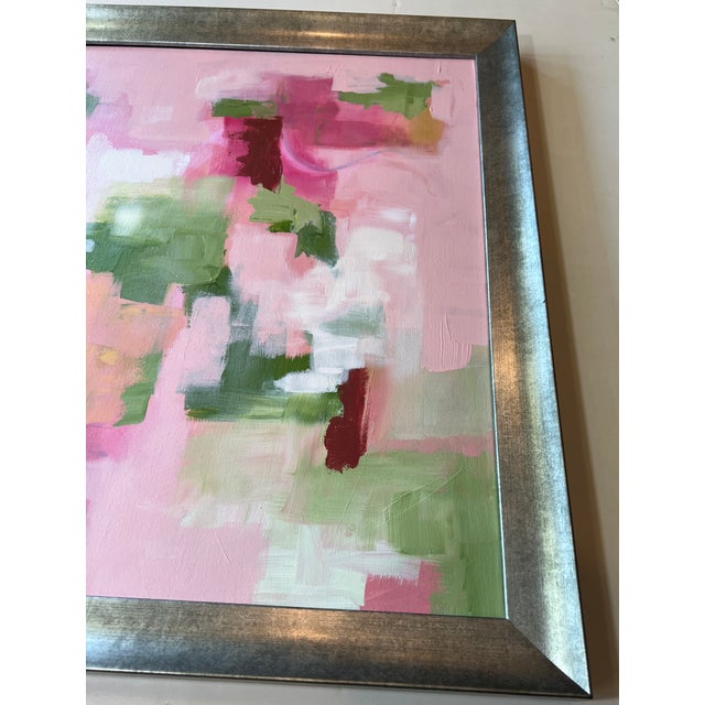 Abstract Painting Pink #4 by California Artist For Sale - Image 9 of 15