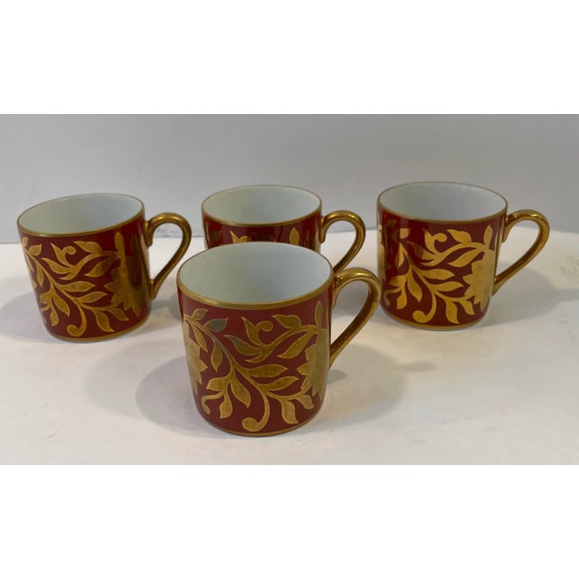Fitz and Floyd Vintage Fitz and Floyd Demitasse Cups - Set of 4 For Sale - Image 4 of 7