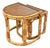 Vintage Bamboo & Wicker Nesting Side Tables – Set of 2 For Sale