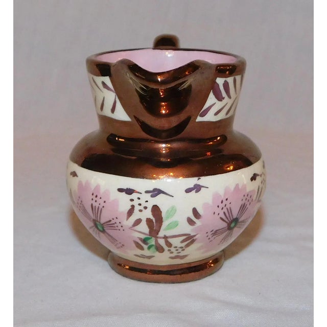 Vintage Copper Lustre Creamers - Set of 2 For Sale - Image 11 of 13