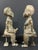 Pair of African Tribal Art Benin Bronze Royal Statue For Sale - Image 10 of 11