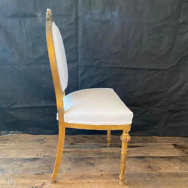 French Louis XV Giltwood Dining Chairs -Set of 4 For Sale - Image 12 of 12