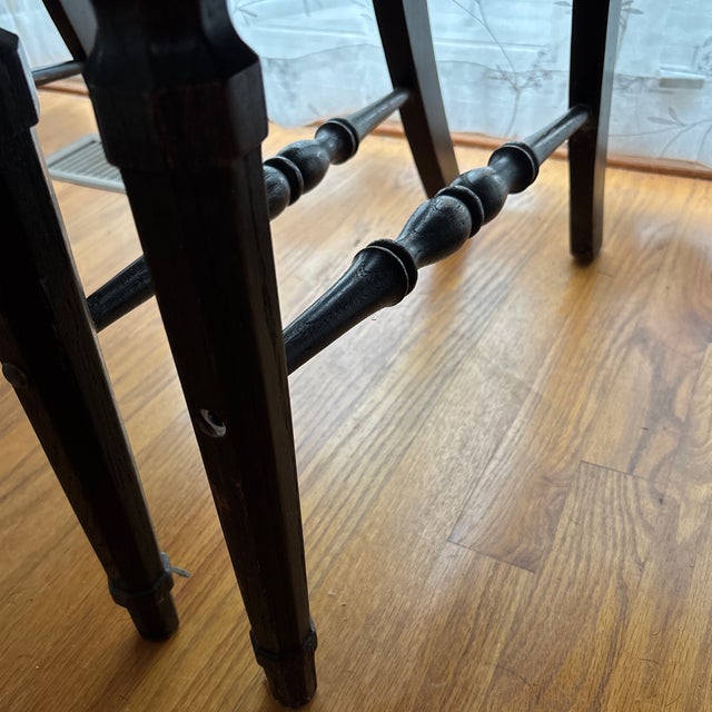 Wood 1950s Beautiful Pair of Holman Manufacturing Co. Oak Chairs For Sale - Image 7 of 8