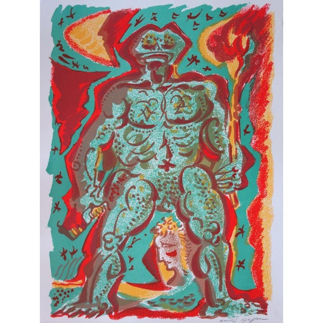 André Masson, Nude Sea God, Lithograph For Sale - Image 4 of 4