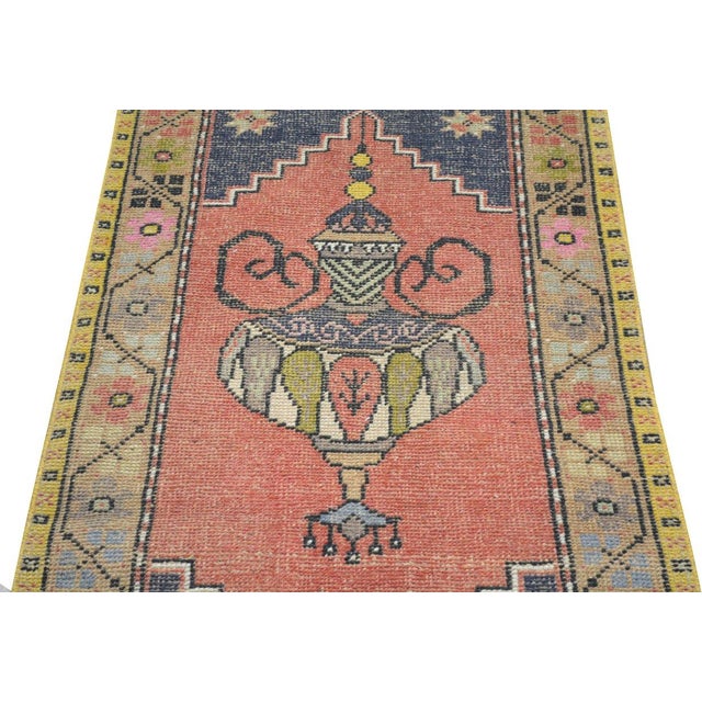 Turkish Vintage Turkish Anatolian Hand Knotted Wool Rug, 2'4''x4'4'' For Sale - Image 3 of 3