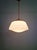Art Deco Pendant Light in White Opaline Glass, 1920s For Sale - Image 11 of 12