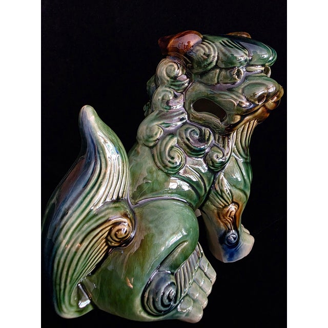 Mid-Century Foo Dogs - a Pair For Sale - Image 10 of 12