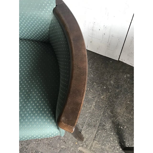 Green Set of Mid-Century Wooden Armchairs, 1960s For Sale - Image 8 of 9