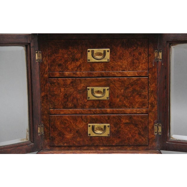 19th Century Walnut Table Cabinet, 1870s For Sale - Image 6 of 14